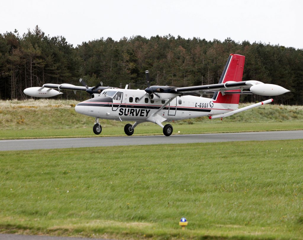 Tellus Survey aircraft to begin flying over the south east of Ireland.